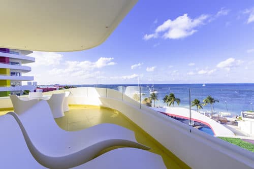 Temptation Cancun Resort | Oceanfront Master Suite Terrace