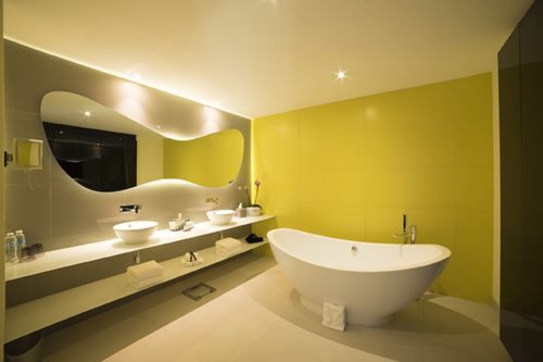 Temptation Cancun Resort | Oceanfront Penthouse Bathroom