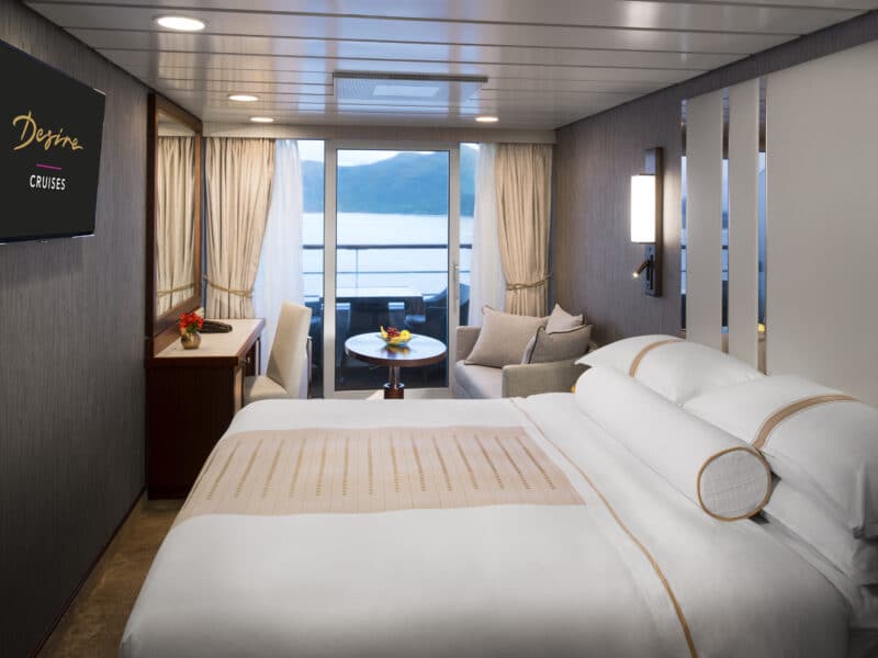 Desire Rio de Janeiro Cruise Club Veranda Stateroom