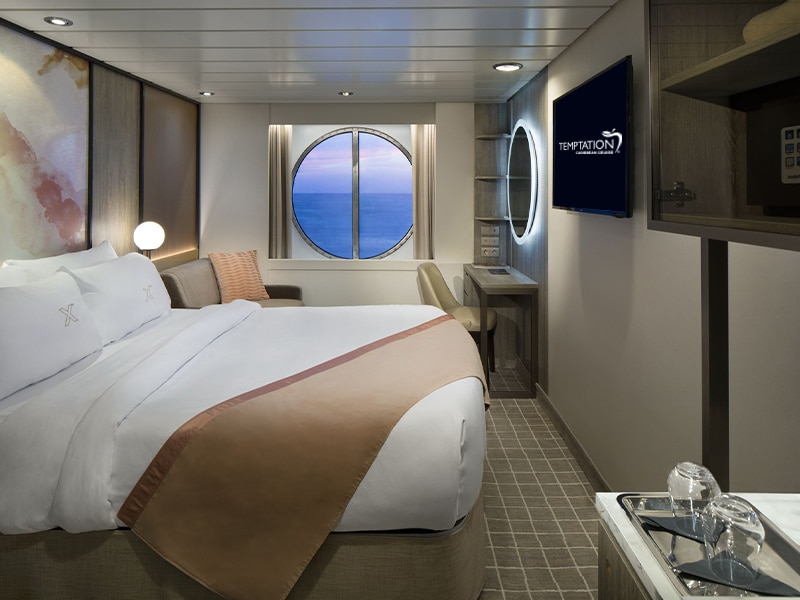 Temptation Caribbean Cruise | Oceanview Stateroom