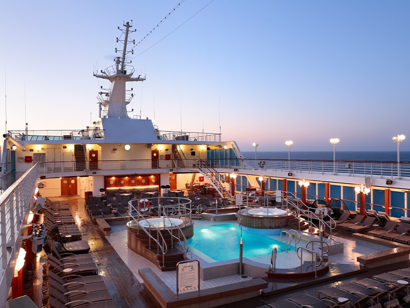 Desire Cruise | Pool Deck Sunrise
